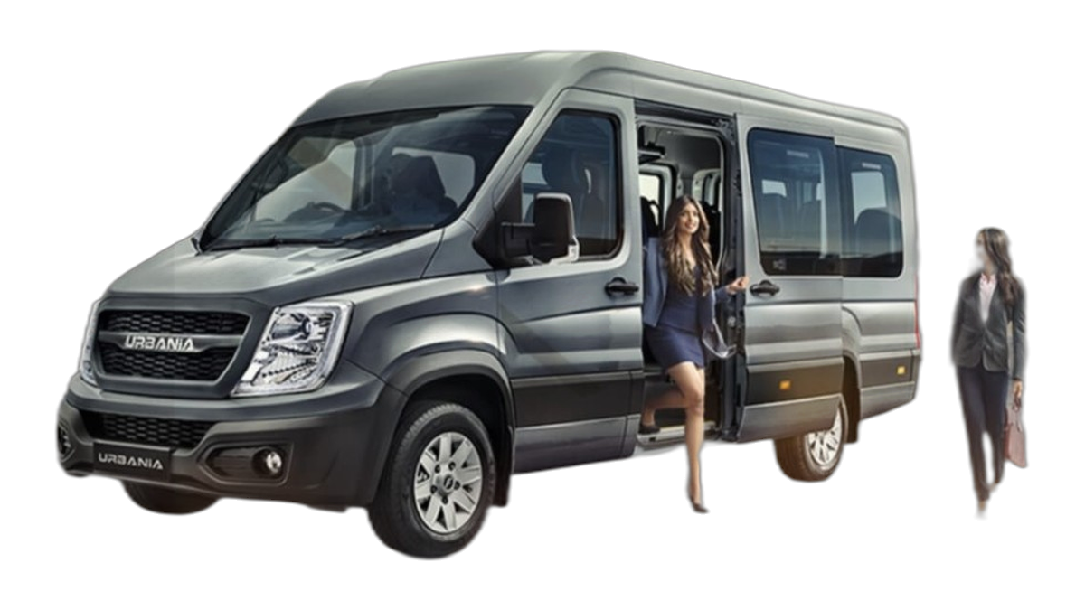 Force Urbania on rent with driver — premium van