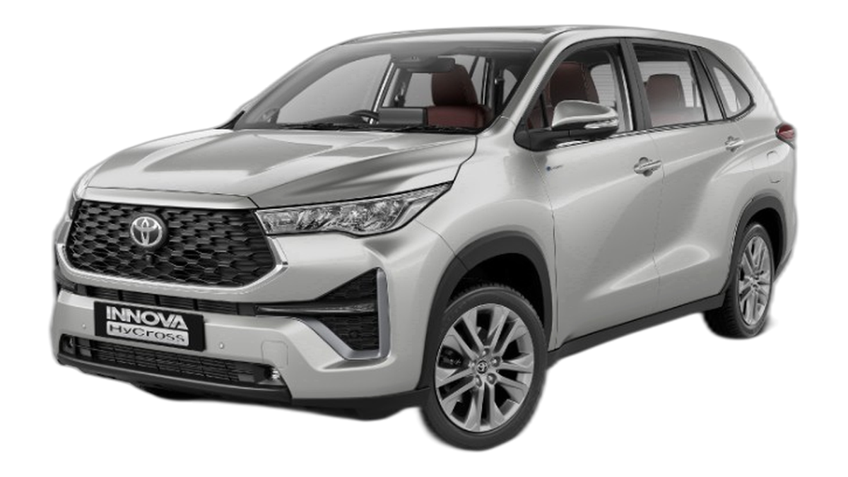 Toyota Hycross hybrid suv rental with driver